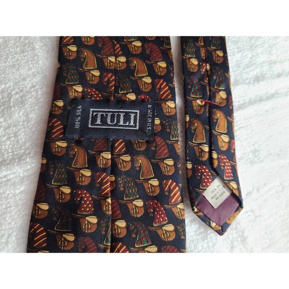 Tuli equestrian horse boot silk tie - Picture 4 of 4